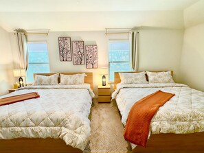 4 chambres, fer et planche à repasser, Wi-Fi gratuit, draps fournis