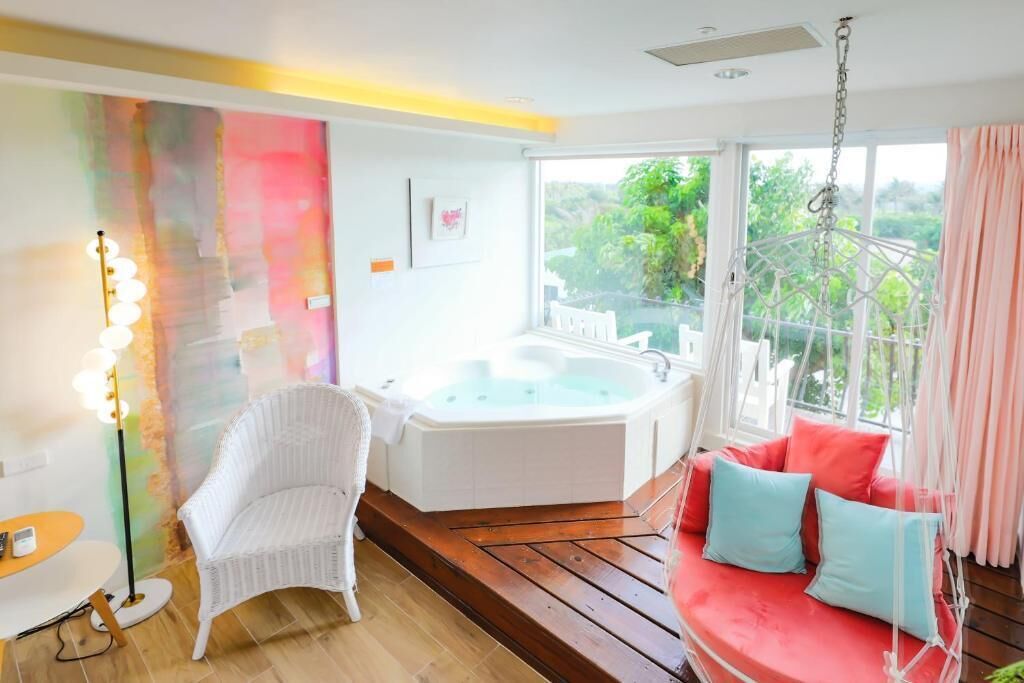 Habitación romántica doble, balcón, vistas al lago | Interior
