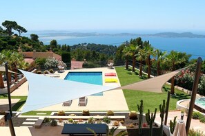 Pool - Villa for 10 guests with sea view and heated pool in Carqueiranne (CARQUEIRANNE)