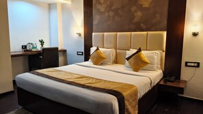 Executive Double Room | Iron/ironing board, free WiFi, bed sheets - Hotel Hemaadri Grand (Hyderabad)