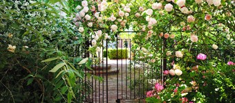 Vintage Courtyard Villa｜5 Bedrooms · Small Fountain and Garden Views