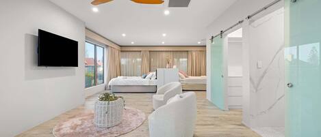 5 chambres, bureau, fer et planche à repasser, Wi-Fi