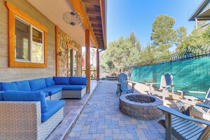 Terrace/patio - Mtn Estate w/ Massive Indoor Spa (Show Low)