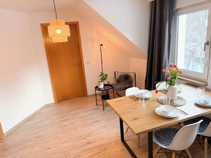 Dining - Maisonette designer apartment, central, quiet, new (Erfurt)