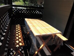 Opções para refeição ao ar livre