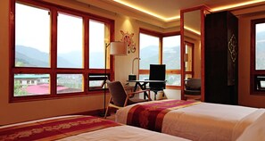 Deluxe Double or Twin Room, Balcony, Mountain View | Iron/ironing board, free WiFi - City Heritage Hotel (thimpu)