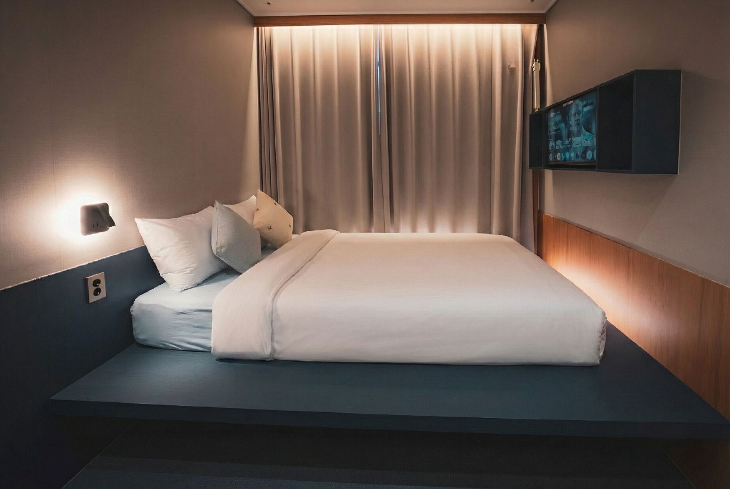 더블룸, 시내 전망 | 암막 커튼, 다리미/다리미판, 무료 WiFi