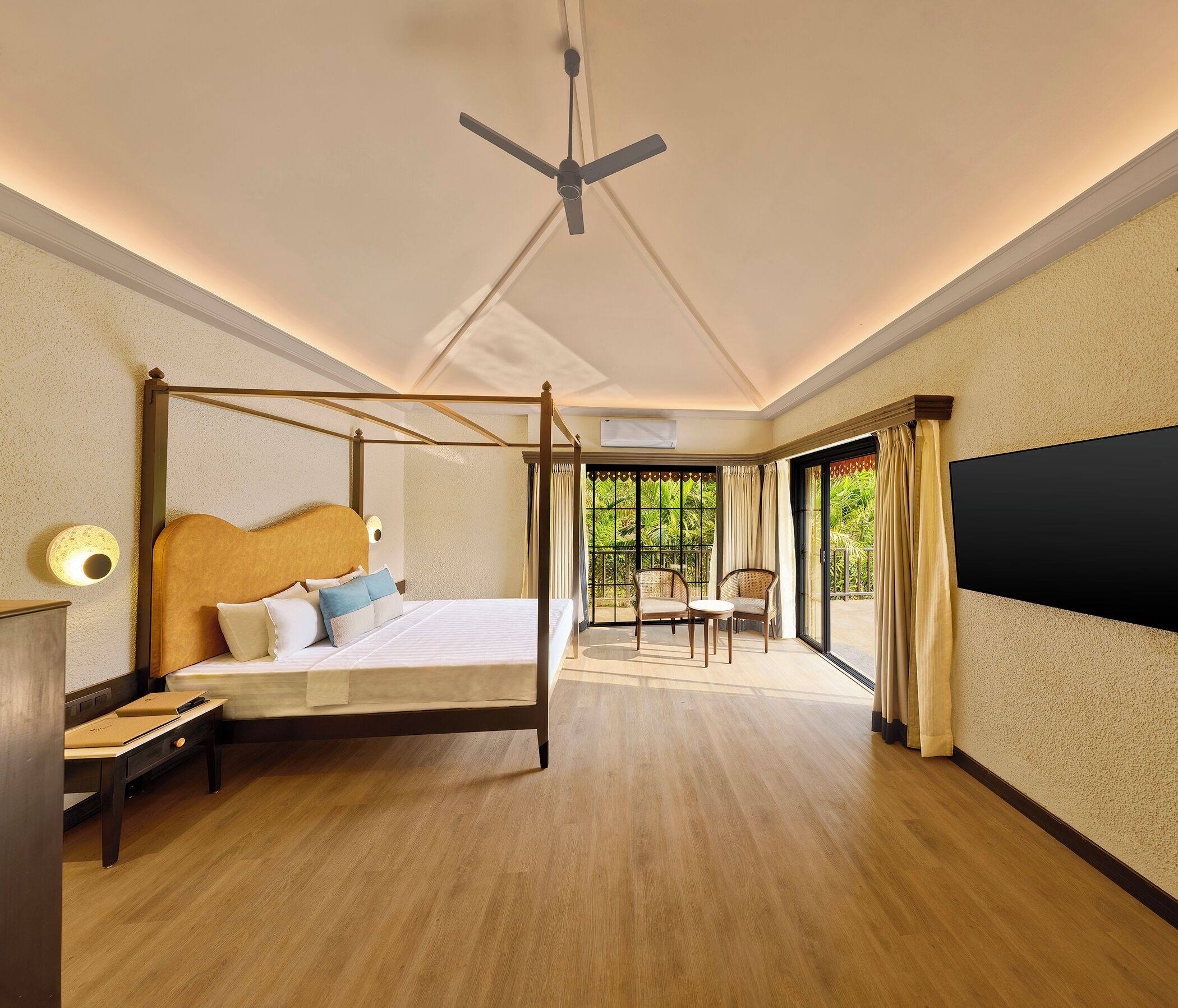 Cascade Private Pool Cottage | Escritorio, wifi gratis, ropa de cama