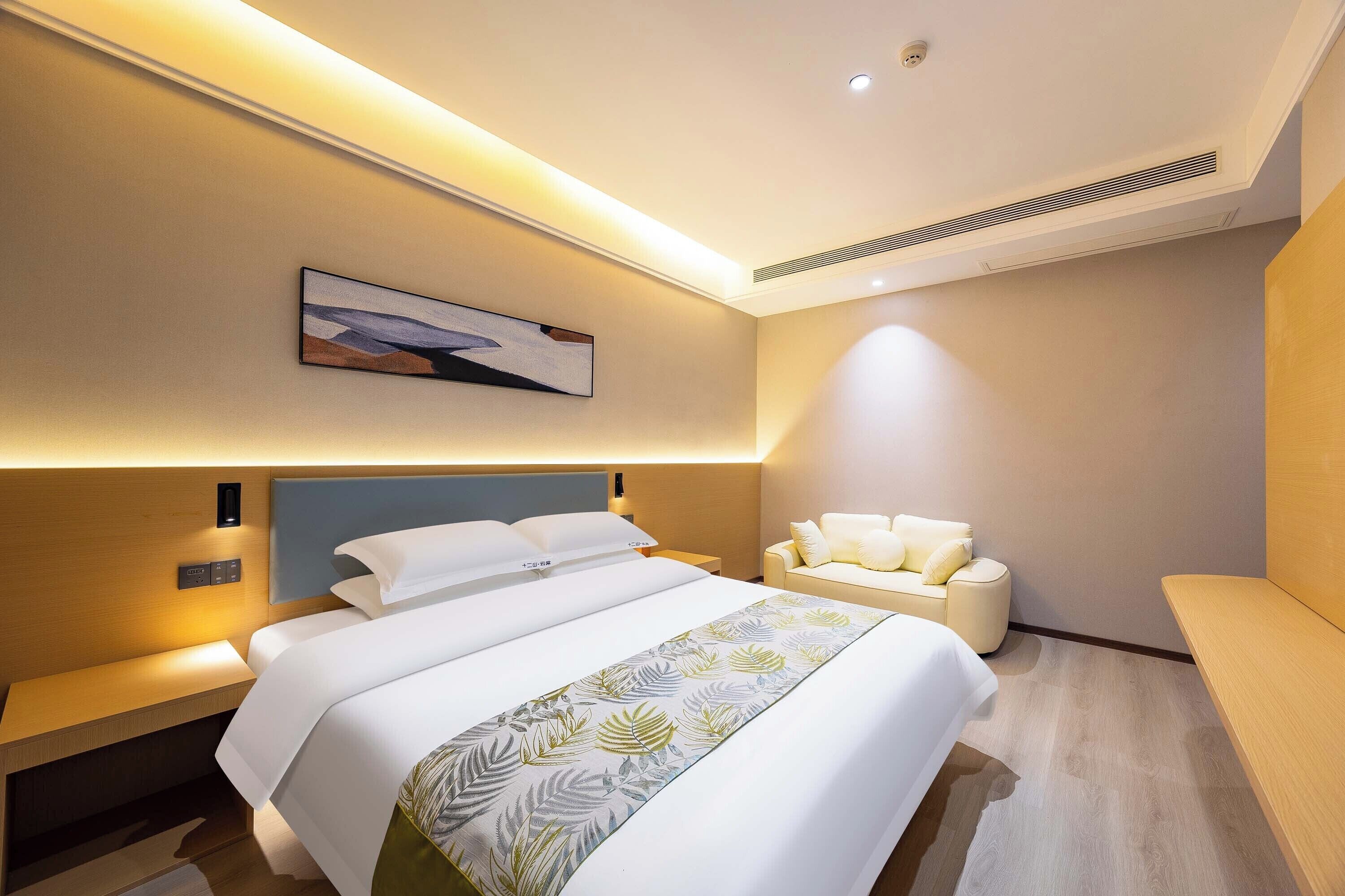 Desk, blackout curtains, iron/ironing board, free WiFi