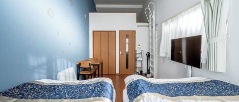 1 間睡房、熨斗/熨衫板、上網、床單