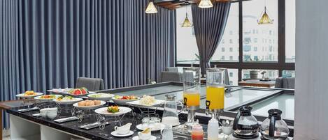 Frokostbuffé er inkludert hver dag