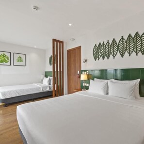 Family Room, City View | In-room safe, soundproofing, iron/ironing board, free WiFi - 22Land Classic Suites (Cau Giay)