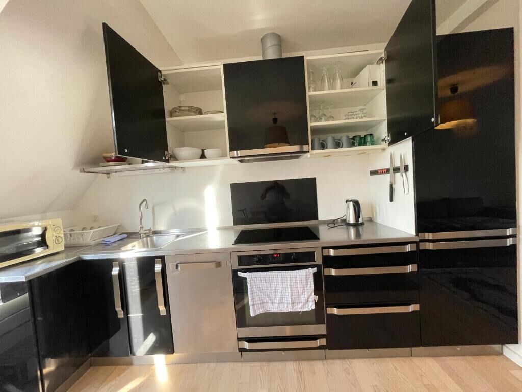 雪櫃、微波爐、洗碗機、高腳椅