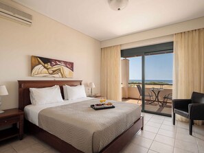 2 bedrooms, iron/ironing board, free WiFi, bed sheets - Corali Villa IV - Seaview, Pool & 450m to Beach (Chania)