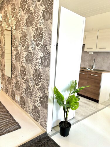 Peaceful terraced house with a sauna