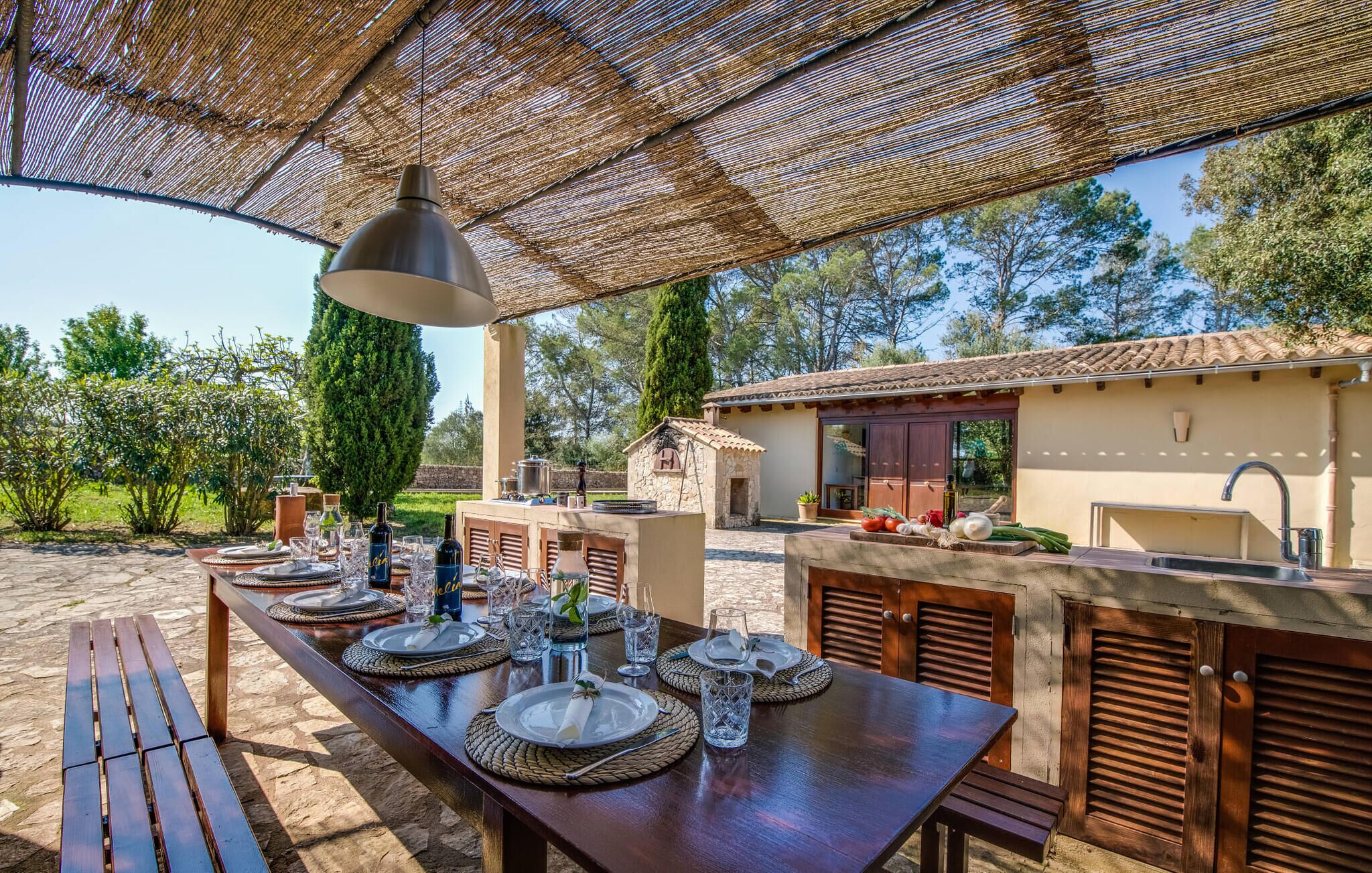 Udendørs spisemuligheder