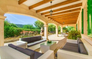Terrace/patio - Gorgeous home in Petra with private swimming pool, can be inside or outside (Petra)