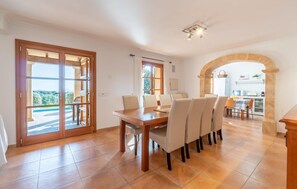 Dining - Cozy home in Arta with private swimming pool, can be inside or outside (Arta)
