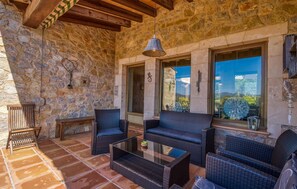 Terrace/patio - Amazing home in Arta with private swimming pool, can be inside or outside (Arta)