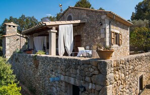 Outdoor dining - Amazing home in Selva with private swimming pool, can be inside or outside (Selva)