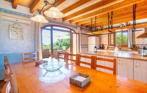 Dining - Cozy home in Sa Coma with private swimming pool, can be inside or outside (Sa Coma)