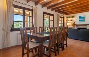 Dining - Gorgeous home in Arta with private swimming pool, can be inside or outside (Arta)