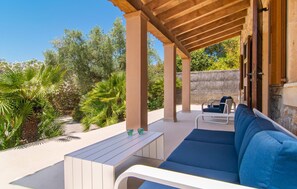 Terrace/patio - Gorgeous home in Arta with private swimming pool, can be inside or outside (Arta)