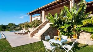 Outdoor dining - Amazing home in Arta with private swimming pool, can be inside or outside (Arta)