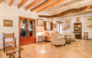 TV, DVD player - Stunning home in Llucmajor with private swimming pool, can be inside or outside (Llucmajor)