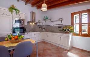 Fridge, microwave, oven, stovetop - Stunning home in Ses Salines (Ses Salines)