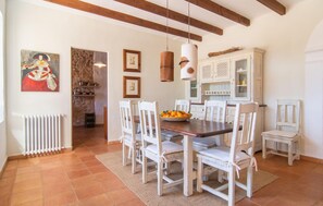 Dining - Nice home in Sant Llorenc with private swimming pool, can be inside or outside (Sant Llorenc)