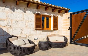 Terrace/patio - Nice home in Muro with private swimming pool, can be inside or outside (Muro)