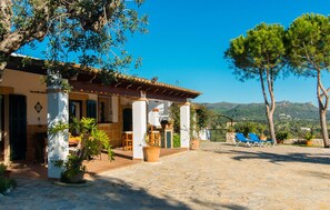 Terrace/patio - Awesome home in Arta with private swimming pool, can be inside or outside (Arta)