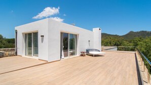 Terrace/patio - Lovely home in Port Verd with private swimming pool, can be inside or outside (Port Verd)