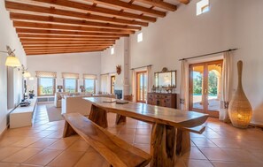 Dining - Awesome home in Arta with private swimming pool, can be inside or outside (Arta)