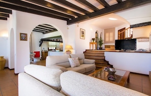 TV, DVD player - Stunning home in Andratx with private swimming pool, can be inside or outside (Andratx)