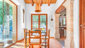 Dining - Beautiful home in Arta with private swimming pool, can be inside or outside (Arta)