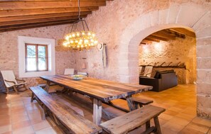 Dining - Cozy home in Ses Covetes with private swimming pool, can be inside or outside (Ses Covetes)