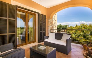 Terrace/patio - Nice home in Ses Salines with private swimming pool, can be inside or outside (Ses Salines)