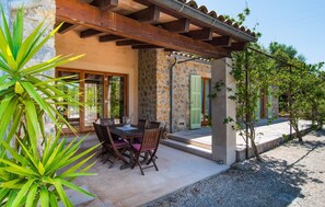 Outdoor dining - Lovely home in Arta with private swimming pool, can be inside or outside (Arta)