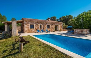 Pool - Luxurious home in Porreres with private swimming pool, can be inside or outside (Porreres)