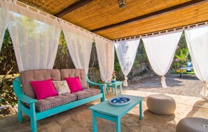 Terrace/patio - Awesome home in Arta with private swimming pool, can be inside or outside (Arta)