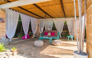 Terrace/patio - Awesome home in Arta with private swimming pool, can be inside or outside (Arta)