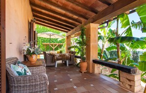 Outdoor dining - Awesome home in Capdepera with private swimming pool, can be inside or outside (Capdepera)