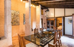 Dining - Nice home in Petra with private swimming pool, can be inside or outside (Petra)