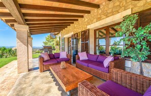 Terrace/patio - Awesome home in Son Macia with private swimming pool, can be inside or outside (Son Macia)