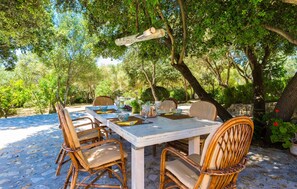 Outdoor dining - Awesome home in Inca with private swimming pool, can be inside or outside (Inca)