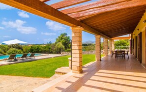 Outdoor dining - Lovely home in Arta with private swimming pool, can be inside or outside (Arta)