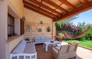 Terrace/patio - Lovely home in Arta with private swimming pool, can be inside or outside (Arta)