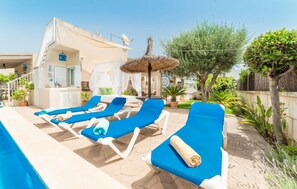 Terrace/patio - Beautiful home in Alcudia with private swimming pool, can be inside or outside (Alcudia)